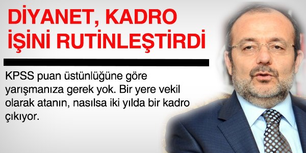 Diyanet, 4. kez kadro veriyor