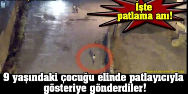 Patlayıcı elinde patladı