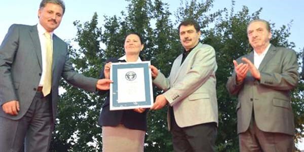 Malatya kayısı tatlısı ile Guınness rekorlar kitabı'na girdi