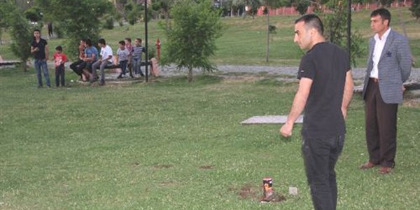 Erzurum'da iftar vakti ses bombasyla duyuruldu
