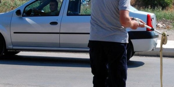 Otomobile giren yılan 5 saatte çıkarıldı