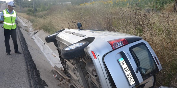 Çorlu'da trafik kazası: 3 yaralı