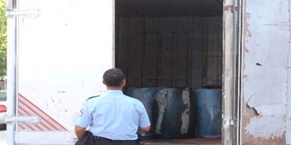 İslahiye'de kaçak mazot ele geçirildi