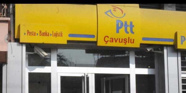 Maskeli 2 kişi PTT şubesini soymaya kalkıştı