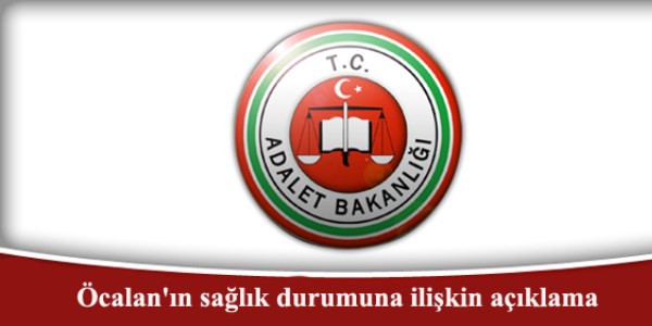 Bakanlıktan Öcalan'ın sağlık durumuna ilişkin açıklama