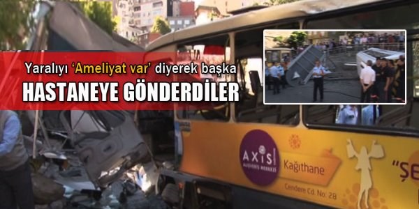 Freni patlayan minibüs dehşet saçtı