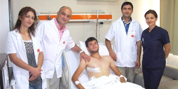 Çalışan kalp tedavi edildi