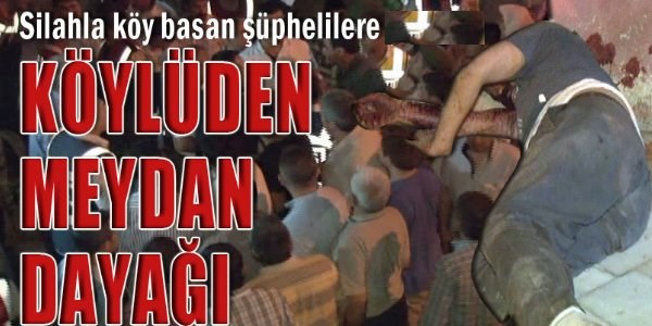 Silahla köy basanlara 'meydan' dayağı