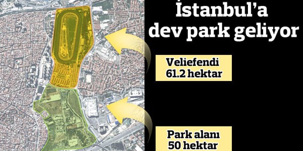 İstanbul'a dev park geliyor