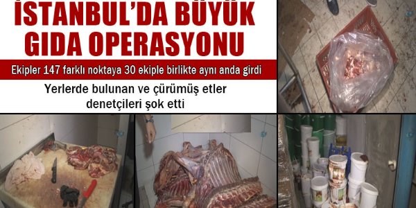 İstanbul'da polis destekli gıda denetimi