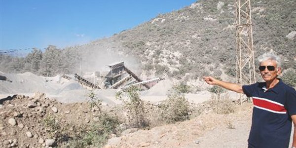 Taş ocağına tepkiler sürüyor