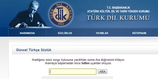 TDK sözlüğünde argo bolluğu