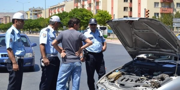 Kayseri'de trafik kazası: 1 yaralı