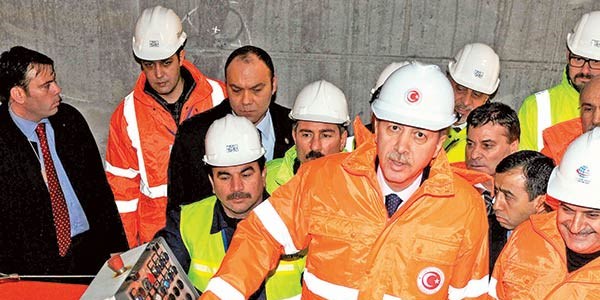 Babakan Erdoan Marmaray'n test srn yapt