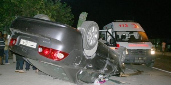 Mersin'de 4 trafik kazası: 2 ölü, 7 yaralı