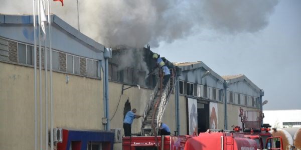 Mersin'de korkutan yangın