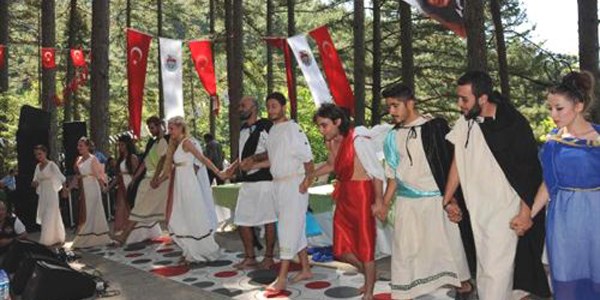 Kazdağı'nda mitolojik canlandırma