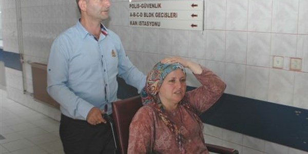 Frenleri boşalan traktör şarampole yuvarlandı: 6 yaralı