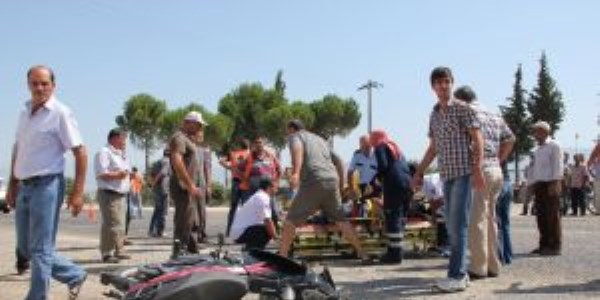 Sarıgöl'de trafik kazası: 1 yaralı