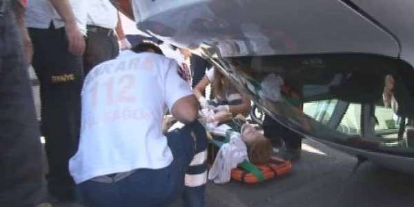 Başkentte trafik kazası: 8 yaralı