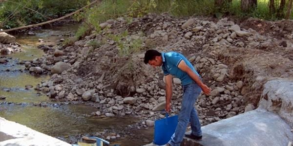 Korkut köyü sulama suyu tesisine kavuştu