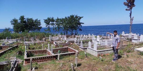 Ordu'da deniz manzaralı mezarlıklara ilgi