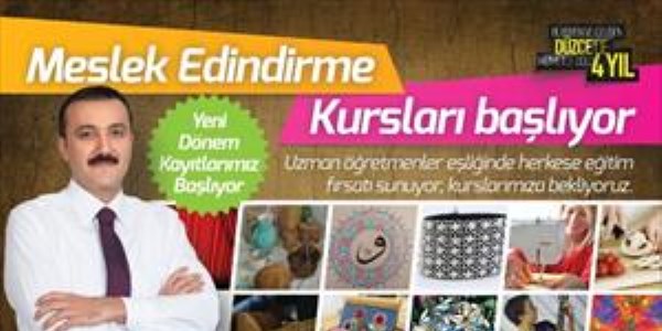 Düzce Belediyesi meslek edindirme kursları için kayıtlar başlıyor
