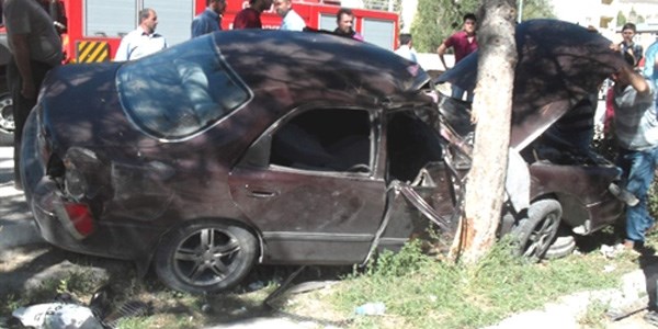 Sivas'ta trafik kazas: 3 yaral