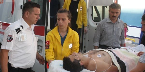 Fındık toplarken göğsünden vuruldu