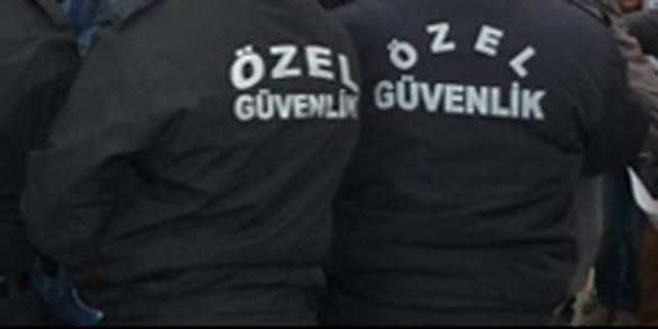 Maaşlarını alamayan taşeron özel güvenlik görevlileri eylem yaptı
