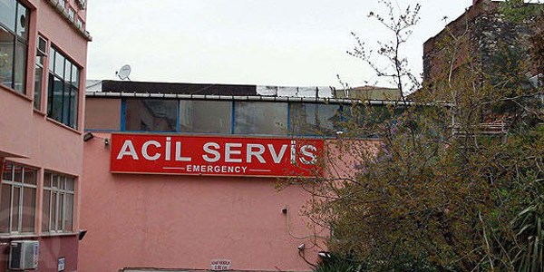 Taksim ilk yardım hastanesi çalışanlarından eylem