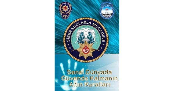 Sanal dünyada güvende kalmanın yollarını anlatan broşür dağıtıldı