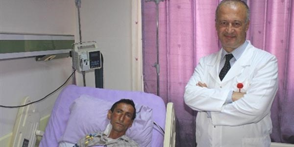Kalbinden yumruk büyüklüğünde ur çıktı