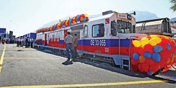 BALO'nun ilk treni 4 günde Almanya'ya ulaştı