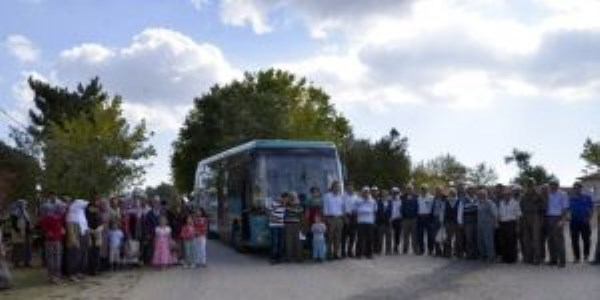 Atalantekke ve Tekeciler köylerinde otobüs sevinci