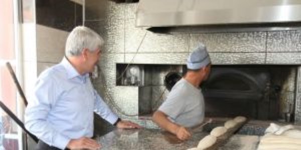 Başkan Sakallı'dan esnaf ziyareti