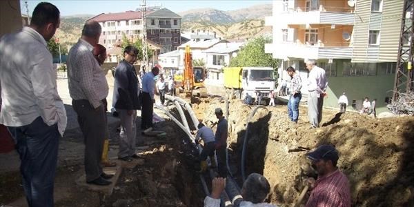 Mutki'ye yeni içme suyu şebekesi