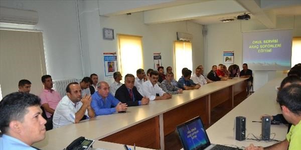 Alaplı'da okul servis şoförlerine eğitim semineri