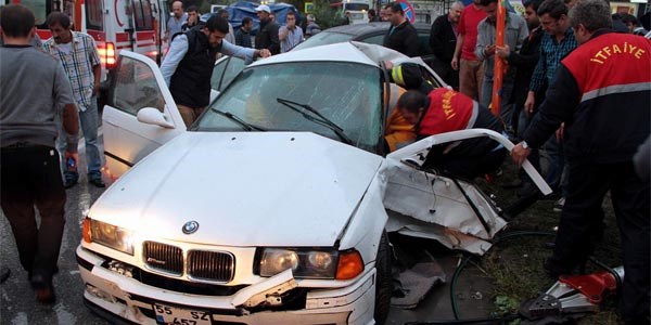 Samsun'da trafik kazas: 5 yaral