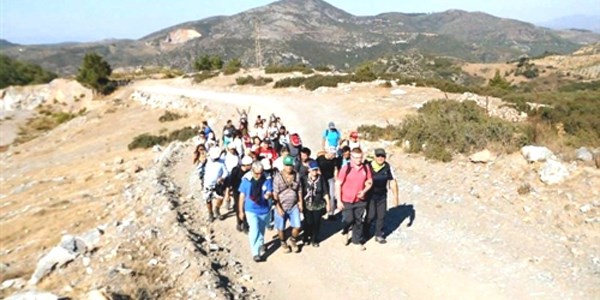 Söke'nin doğa yürüyüşçüleri sezonu açtı