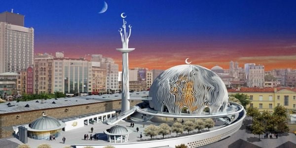 İşte Taksim'e yapılması planlanan cami