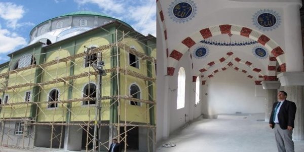 Araban Sa'd Bin Ebi Vakkas Hz. Cami tamamlanıyor