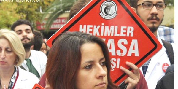 Sağlıkçılardan savaşa karşı eylem
