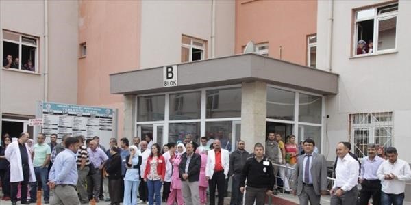 Hastanede yangın paniği