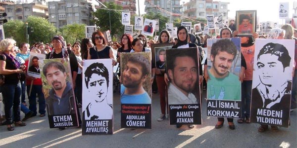 Hatay'da anneler 'Gezi' için yürüdü