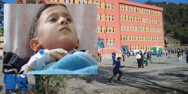 Okulda üzerine dolap devrilen öğrenci ölümden döndü