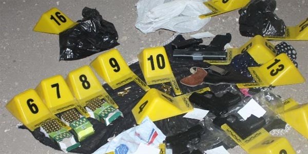 Erzurum'da 6 adet tabanca ve çok sayıda mühimmat ele geçirildi