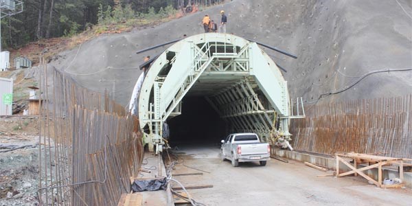 Ilgaz Tüneli'nde çalışmalar sürüyor