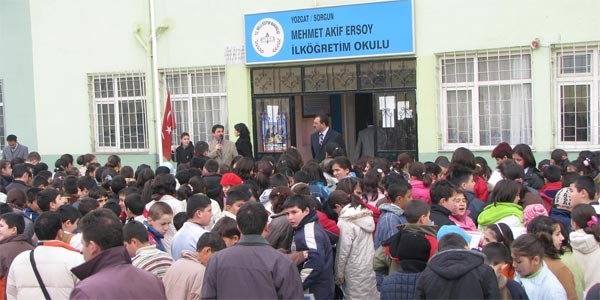 Sorgun'da okullar doğalgaz ile ısınmaya başladı