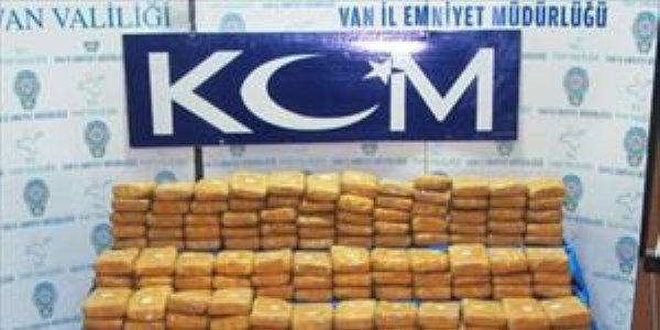 Van'da 241 kilo eroin ele geçirildi